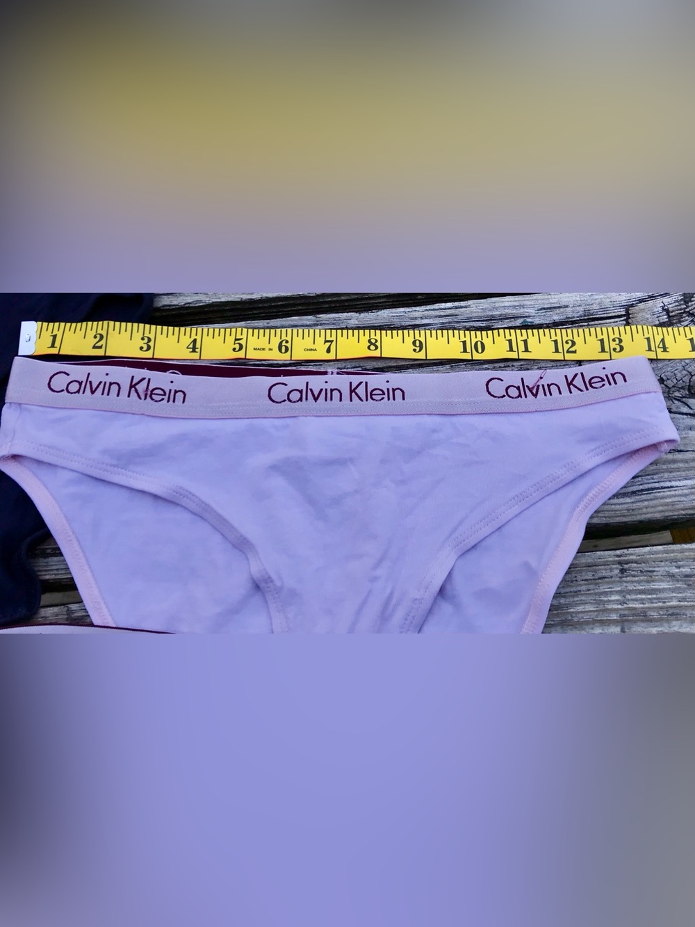 New No Tags Ladies M 2 Pair CK CALVIN KLEIN Pink Maroon Bikini Underwear - Picture 5 of 7